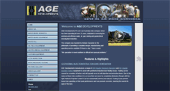 Desktop Screenshot of agedevelopments.com.au